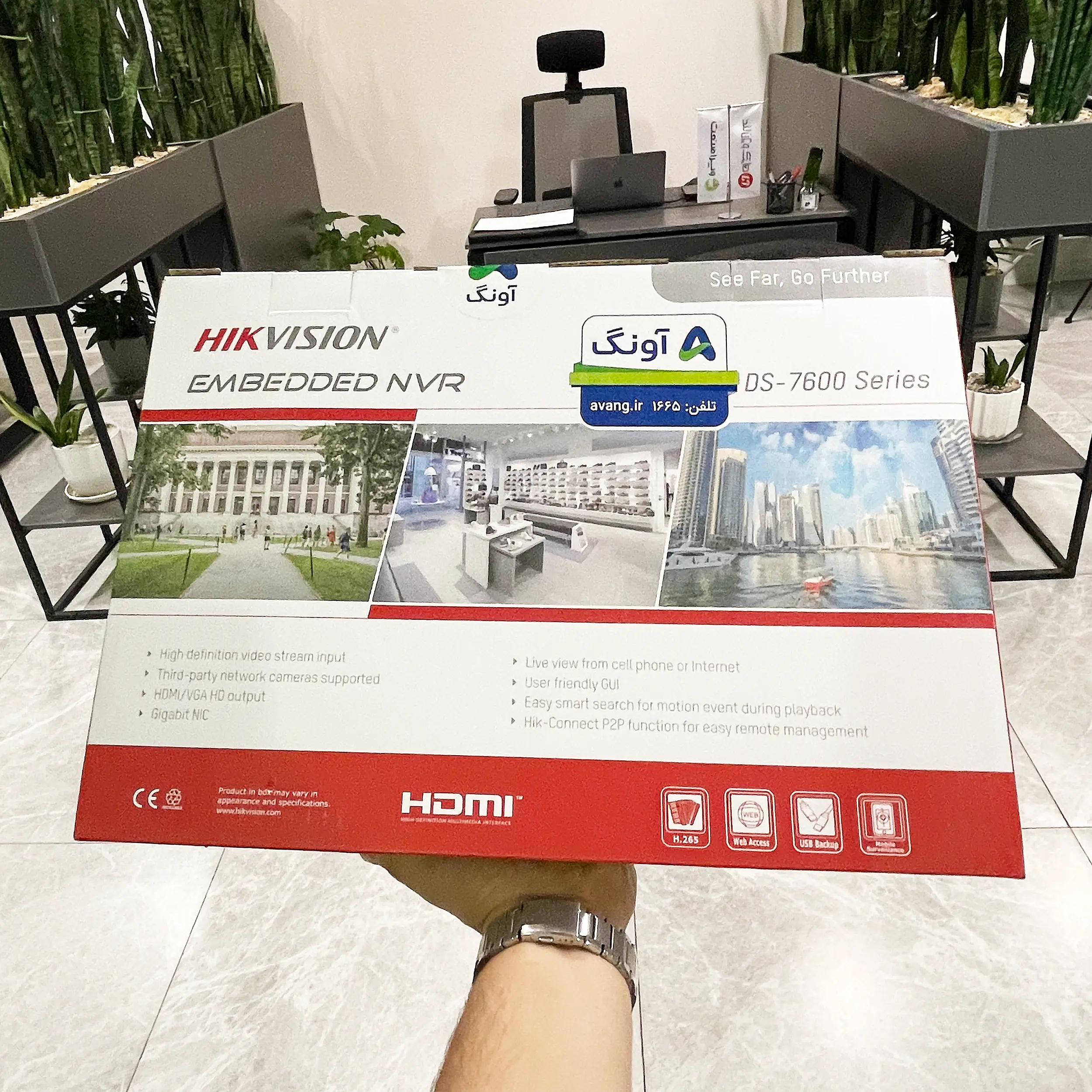 رکوردر (NVR) هایک ویژن DS-7604NI-Q1