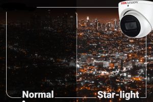 قابلیت Starlight دوربین مداربسته دید در شب رنگی