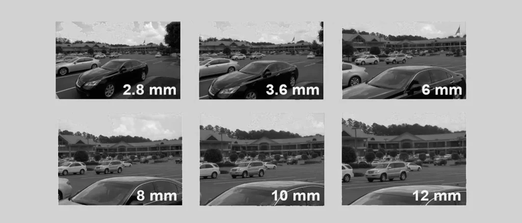 تقاوت فاصله کانونی «Focal length» در لنز دوربین های مداربسته
