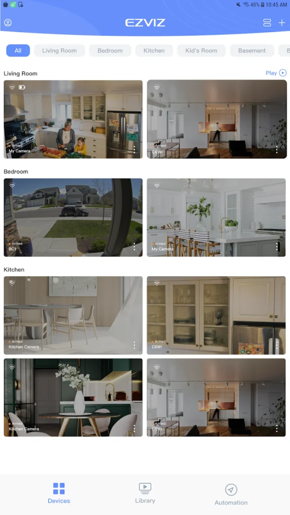 نرم افزار موبایل EZVIZ