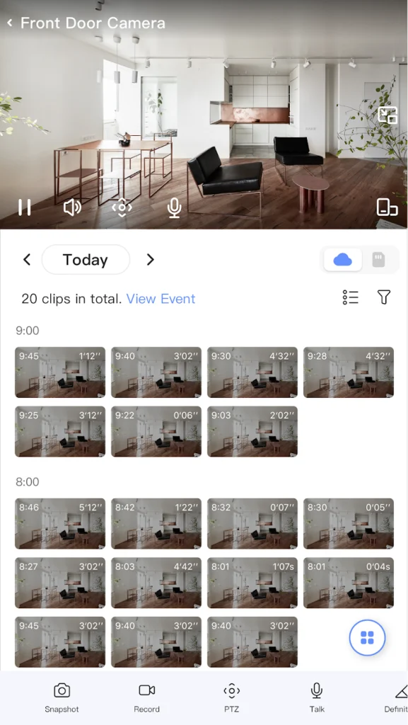 نرم افزار موبایل EZVIZ