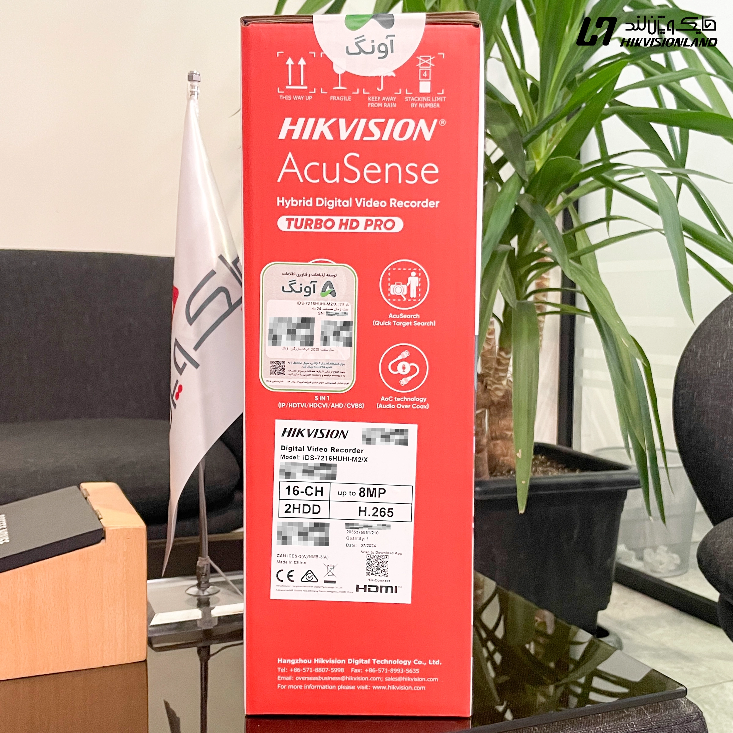 رکوردر DVR هایک ویژن مدل iDS-7216HUHI-M2/X