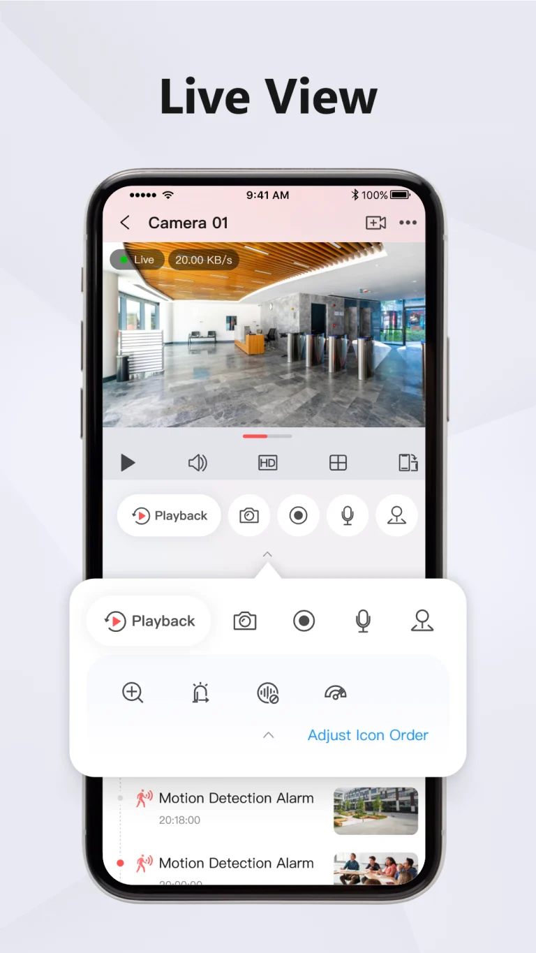 محیط نرم افزار Hik-Connect