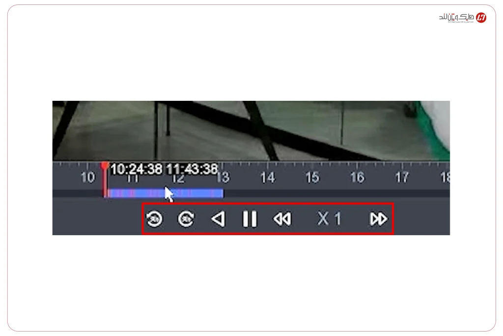 تنظیمات بازپخش و سرعت نمایش در پلی‌بک DVR/HVR هایک ویژن