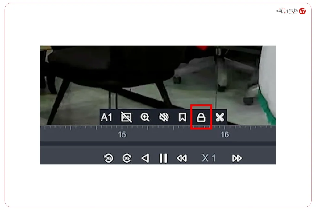 دکمه قفل کردن ویدئو (Video Lock)