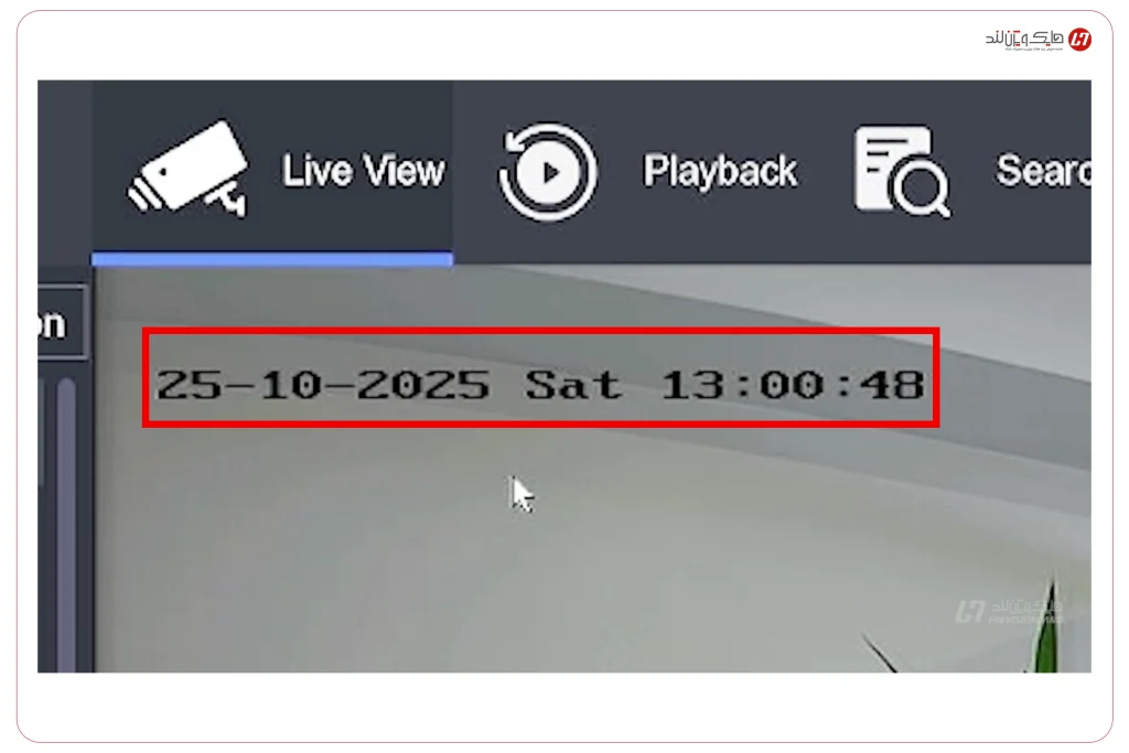 تنظیم تاریخ و زمان دستگاه DVR/HVR هایک ویژن