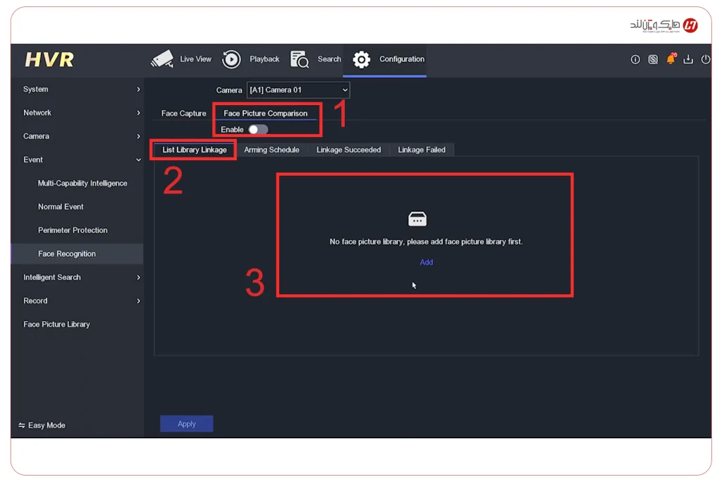 خطای نبود Face Picture Library در آموزش مقایسه چهره هایک ویژن