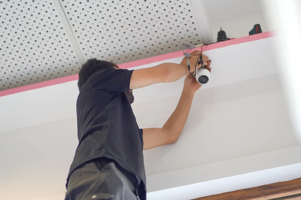 کابل‌کشی و مسیرکشی دوربین مداربسته