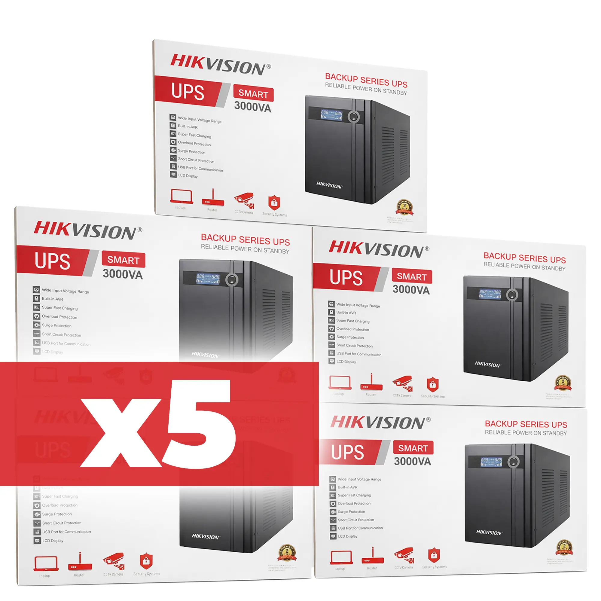 پک 5 عددی یوپیاس هایکویژن مدل DS-UPS3000-X5