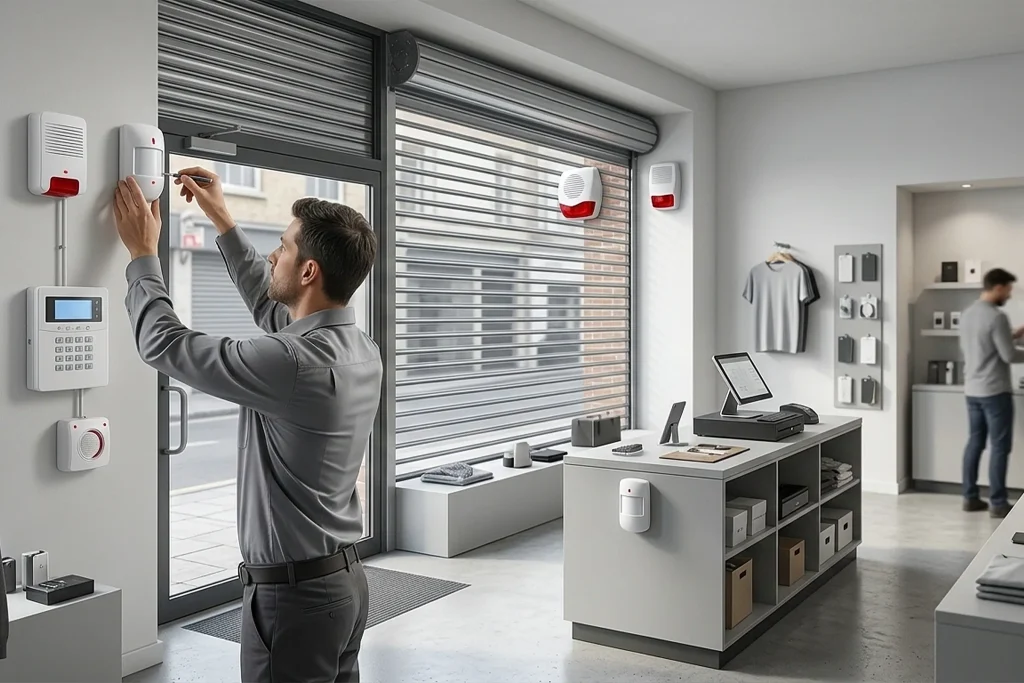 نصب دزدگیر مغازه با آژیر داخلی و بیرونی