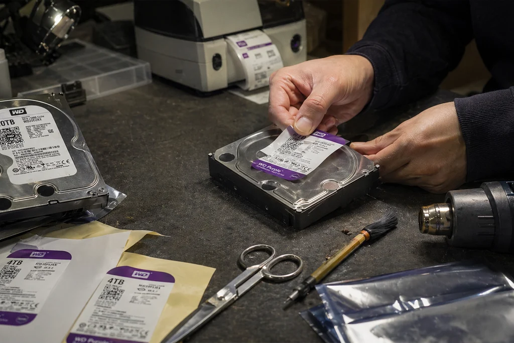 تشخیص اصالت هارد بنفش (WD Purple)