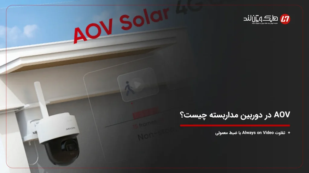 AOV در دوربین مداربسته چیست؟ تفاوت Always on Video با ضبط معمولی